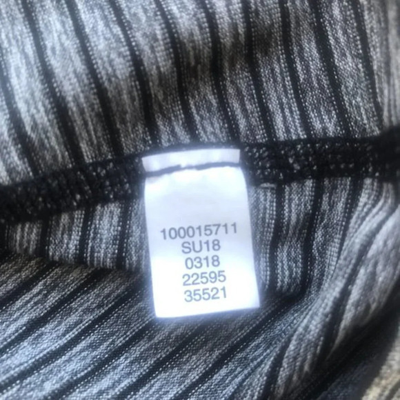 Ideology Black & Gray Stripe Active Tank Top Small - Picture 5 of 5